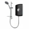 Triton Amore 9.5kW Electric Shower Gloss Black 5 Spray Mode Handset 1.5m Hose