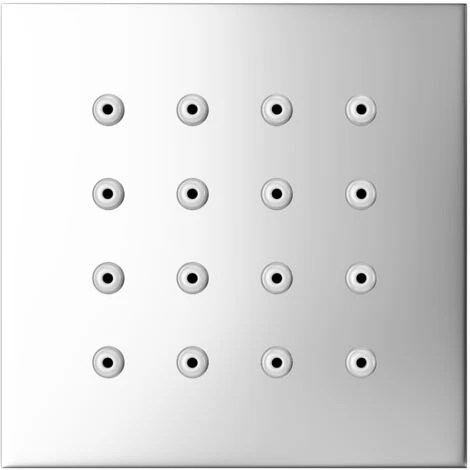 Wholesale Domestic Deluxe Polished Chrome Square Body Shower Jet - Image 2