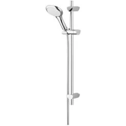 Bristan Evo Adjustable Shower Rail Kit Single Function Handset With 2000mm Hose - Chrome