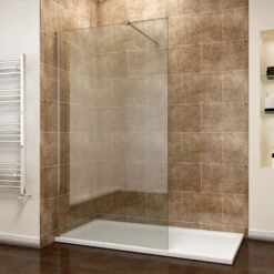 ELEGANT Walk In Shower Enclosure Screen Easy Clean 800mm