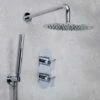 Bristan Alp Dual Concealed Mixer Shower With Shower Kit And Fixed Head
