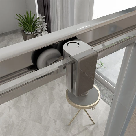 ELEGANT 900 X 700 X1850 Mm Sliding Corner Entry Shower Enclosure Door Cubicle - Image 3