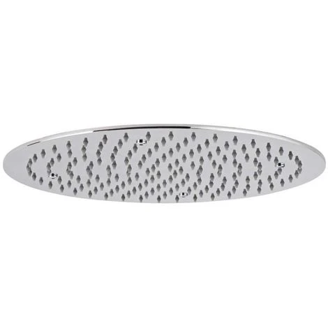 Milano Orta - Modern Three Outlet Push Button Thermostatic Shower Mixer Valve With 400mm Ceiling Mounted Round Rainfall Shower Head&44 Hand Shower Handset Kit And Body Jets - Chrome - Image 3