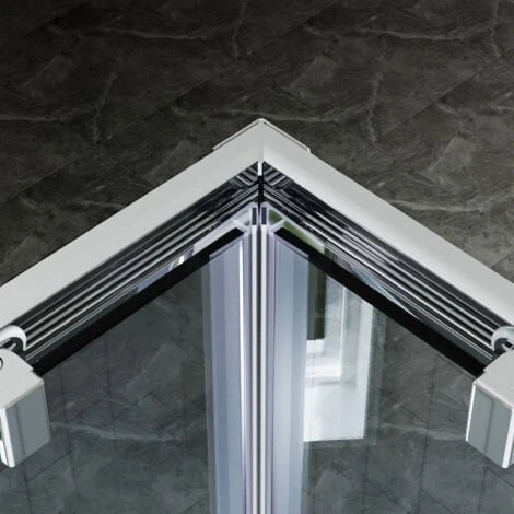 ELEGANT Sliding Corner Entry 1200 X 800 Mm Shower Enclosure 6mm Extra Toughened Safety Glass Sliding Cubicle Door - Image 4