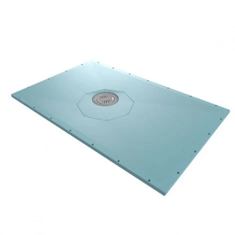 AKW Tuff Form8 Square Wet Room Former With Rotatable Waste Position - 900x900mm - Image 5