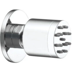 JTP Round Body Jet For Mixer Shower Single - Chrome