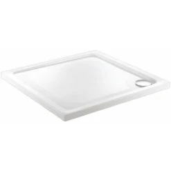 Just Trays JT Fusion Square Anti-Slip Shower Tray With Waste 1000mm X 1000mm Flat Top