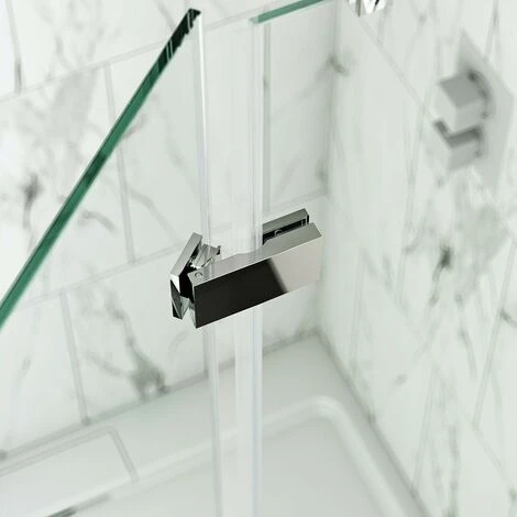 Mode Cooper 8mm Hinged Shower Enclosure With Stone Tray 900 X 760 - Image 3