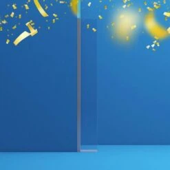 Mode 8mm Wet Room Hinged Return Panel