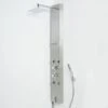 Milano Easton - Modern Exposed Thermostatic Shower Tower Panel With Rainfall Shower Head&44 Hand Shower Handset & Body Jets - Chrome