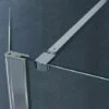 Shower Screen Support Bar Panel Fixed Glass To Wall Wet Room Enclosure 565 Mm