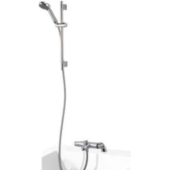 Aqualisa Midas 100 Thermo Bar Shower Mixer Tap With Adjustable Kit - Chrome