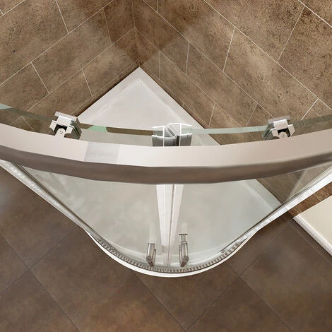 ELEGANT 1200x800mm Quadrant Sliding 6mm Tempered Safety Glass Cubicle Door Long Lasting Shower Enclosure - Image 4