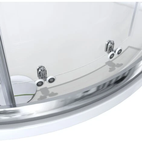 ELEGANT 1200 X 800 Mm Offset Quadrant Shower Enclosure Tempered Sliding Glass Cubicle Door - Image 5