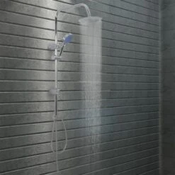 Hommoo Dual Head Shower Set With Hand Shower Stainless Steel VD06405