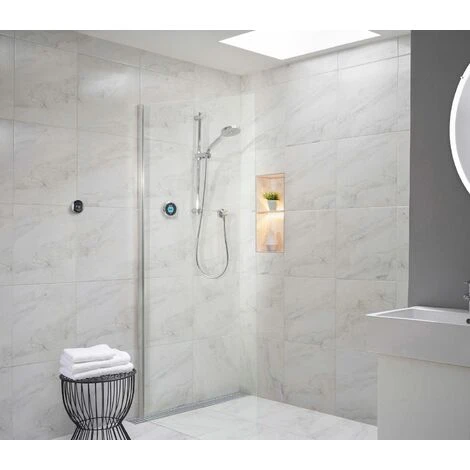 Aqualisa Optic Q Smart Shower Concealed Adjustable Head Gravity Pumped Chrome - Image 2