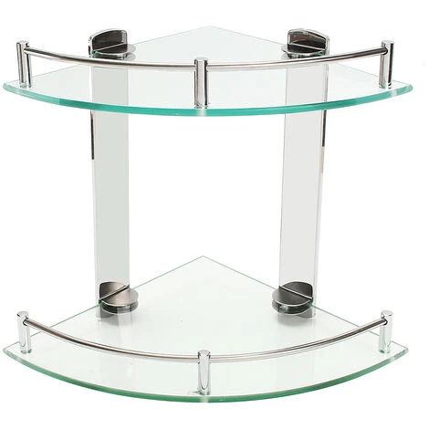 Livingandhome Wall Mounted Corner Shower Caddy Rack For Bathroom - Image 4