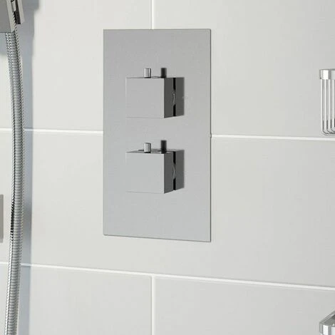 Thermostatic Concealed Square Shower Wall Mounted And Adjustable Shower Heads - Image 4