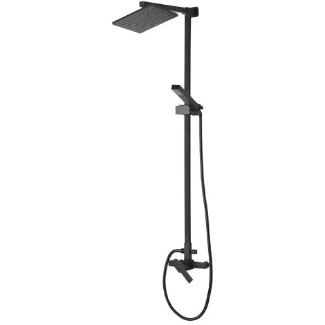 Modern Mixer Set Brass Rainfall Hand Shower Wall Mounted Matt Black Tagbo - Image 5