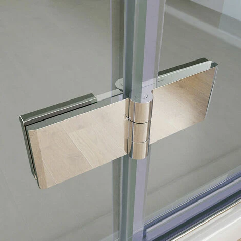 Lisa 900 X 1400 Mm Bath Screen Shower Screen 2 Folding 180° Hinge Door Panel 6mm Easy Clean Glass - Image 4