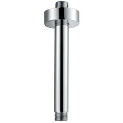 Chrome Round Short Ceiling Shower Arm Brass Body Finish 120mm