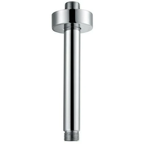 Chrome Round Short Ceiling Shower Arm Brass Body Finish 120mm