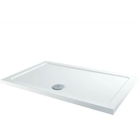 Milano Barq - Corner Walk In Wet Room Shower Enclosure With Grid Pattern Screens&44 Support Arms And 1400mm X 800mm White Tray - Black - Image 3