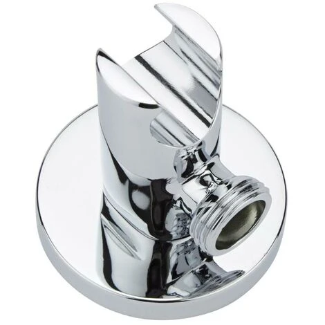 Milano Mirage - Modern Round Shower Outlet Elbow And Hand Shower Handset Bracket - Image 2