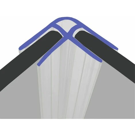 Vertical Corner Shower Seal For Screens, Doors Or Panels | Fits 4, 5 Or 6mm Glass | For 90°Joints | SEAL061 (80cm)