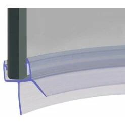 Pre-Curved Shower Seal For Screens, Doors Or Panels | Fits 4, 5 Or 6mm Glass | Seals 18-23mm Gaps | SEAL018 (85cm)