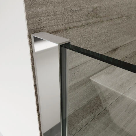 Elegant Walk In Shower Door Wet Room Screen Glass Tempered Safety Glass 700 X 1850mm Clear Glass 6mm Glass - Image 4