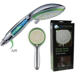Eco Water Saving Showerhead - Green 5 Setting