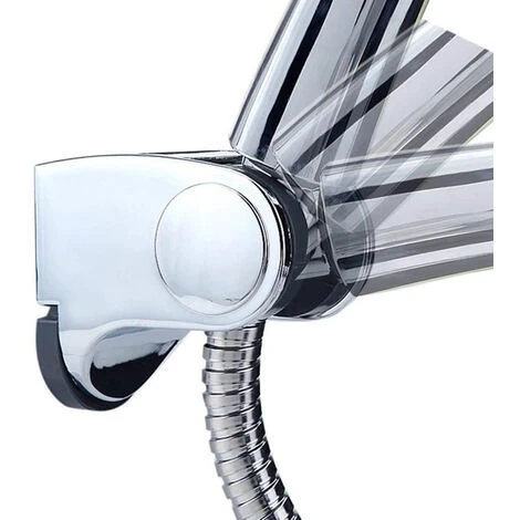 Handheld Shower Head Wall Mounted Shower Bracket Adjustable Wide Angle To Fit Any Bathroom - Image 2