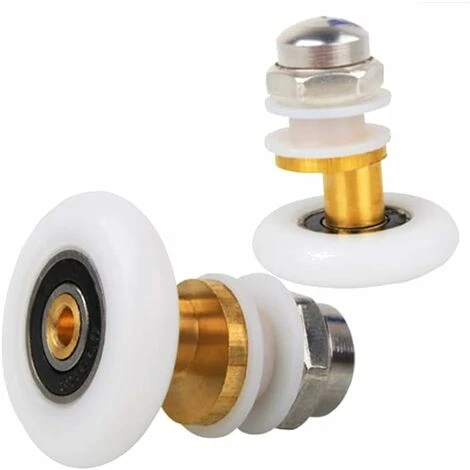 4 Piece Shower Caster Shower Caster Shower Door Wheel Shower Door Sliding Rollers Replacement Roller For Shower Door Roller (23mm) SOEKAVIA - Image 5