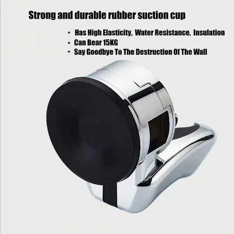 Replaceable Hand Shower Holder With High Adsorption Suction Cup Drill Free Suction Cup Wall Mount Hand Shower Shower Bathroom Shower Head Holder - Image 3