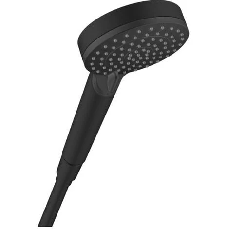 Hansgrohe Vernis Shape All-in-one Shower Set With 230° Head Shower + 2 Jet Hand Shower, Matt Black - Image 2