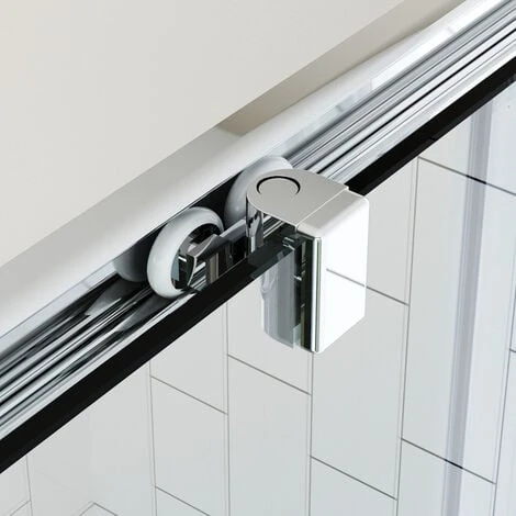 ELEGANT 900 X 760 Mm Corner Entry Shower Enclosure Sliding Door Cubicle - Image 4