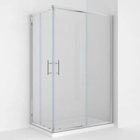 ELEGANT Sliding Shower Door Corner Entry Shower Enclosure 1200 X 900 Mm