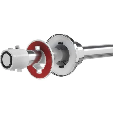 Croydex Stick N Lock Premium Telescopic Rod Chrome - Image 4