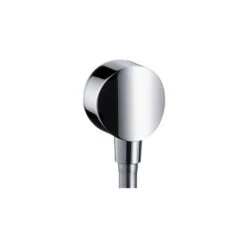 Hansgrohe FixFit Wall Outlet S With Non-return Valve And Synthetic Joint, Chrome (26453000)