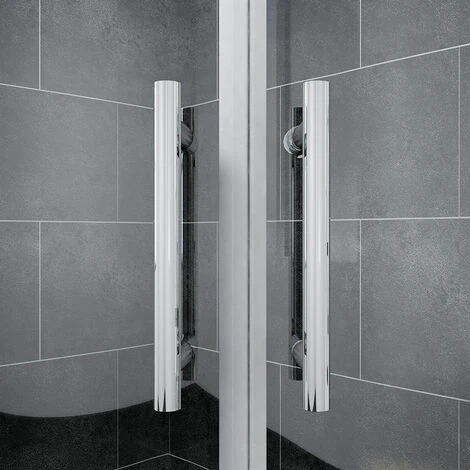 ELEGANT 1000 X 800 Mm Quadrant Sliding Door Waterproof Shower Cabin 6mm Walk In Tempered Glass Wet Room - Image 4