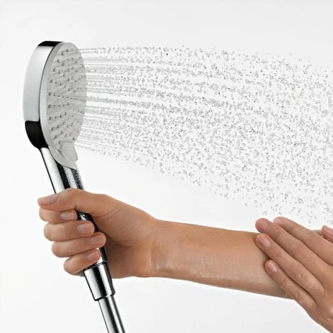 Hansgrohe All-in-one Concealed Shower Set With 23cm Overhead Shower + 2 Jets Hand Shower, Chrome, Hansgrohe Vernis Shape (VernisShape-1) - Image 3