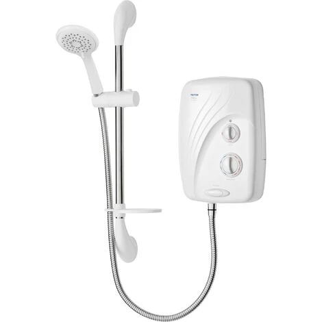 Triton T80si Pumped Tank Fed White Electric Shower Replacement 8.5kW +Riser Rail - Image 4