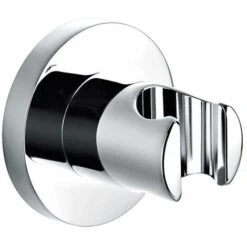 Flova Round Brass Hand Shower Holder - Chrome - KI8873A