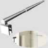 EMKE 700mm To 1200mm Adjustable Telescopic Length Bar Support Bar Stainless Steel Chrome Round Shape For Wet Room Shower Screen Walk In Shower Enclosure, Fits Thickness 8-10mm Glass