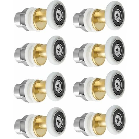 Shower Door - Roller Caster Wheel For Shower Door Sliding Rollers Door Roller Replacement Wheel 8pcs 25mm