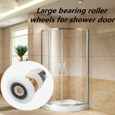 Shower Door - Roller Caster Wheel For Shower Door Sliding Rollers Door Roller Replacement Wheel 8pcs 25mm - Image 4