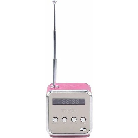 Mini Speaker, Portable FM Radio Stereo Speaker, 3.5mm Headphone Jack, Music Player, TF Card - Image 3