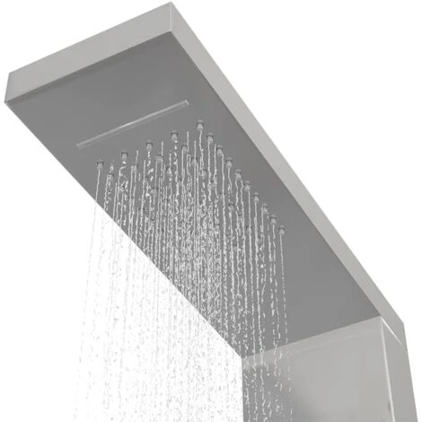 Shower Panel System Stainless Steel Square VidaXL - Image 5
