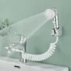 Basin Handheld Shower Kit, Bathroom Faucet Hand Held Shower Head Sink Hose Sprayer Attachment With 3 Spray Modes For Hair Washing Bathroom Utility Room Laundry Tub
